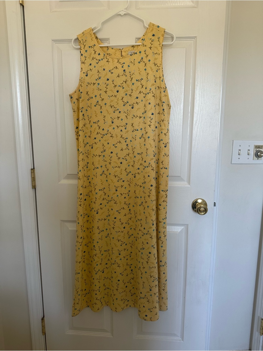 Christopher & Banks Yellow Floral Maxi Dress